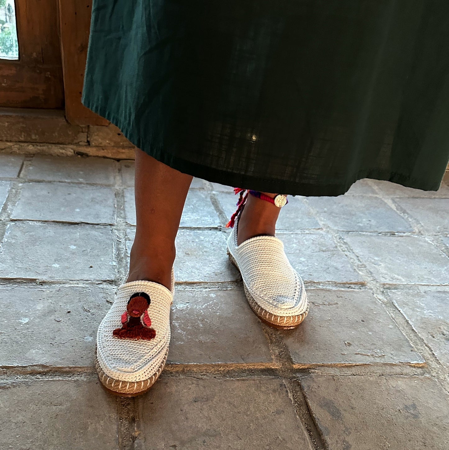 Giveh – Handwoven Breathable Shoes with Embroidered Detail