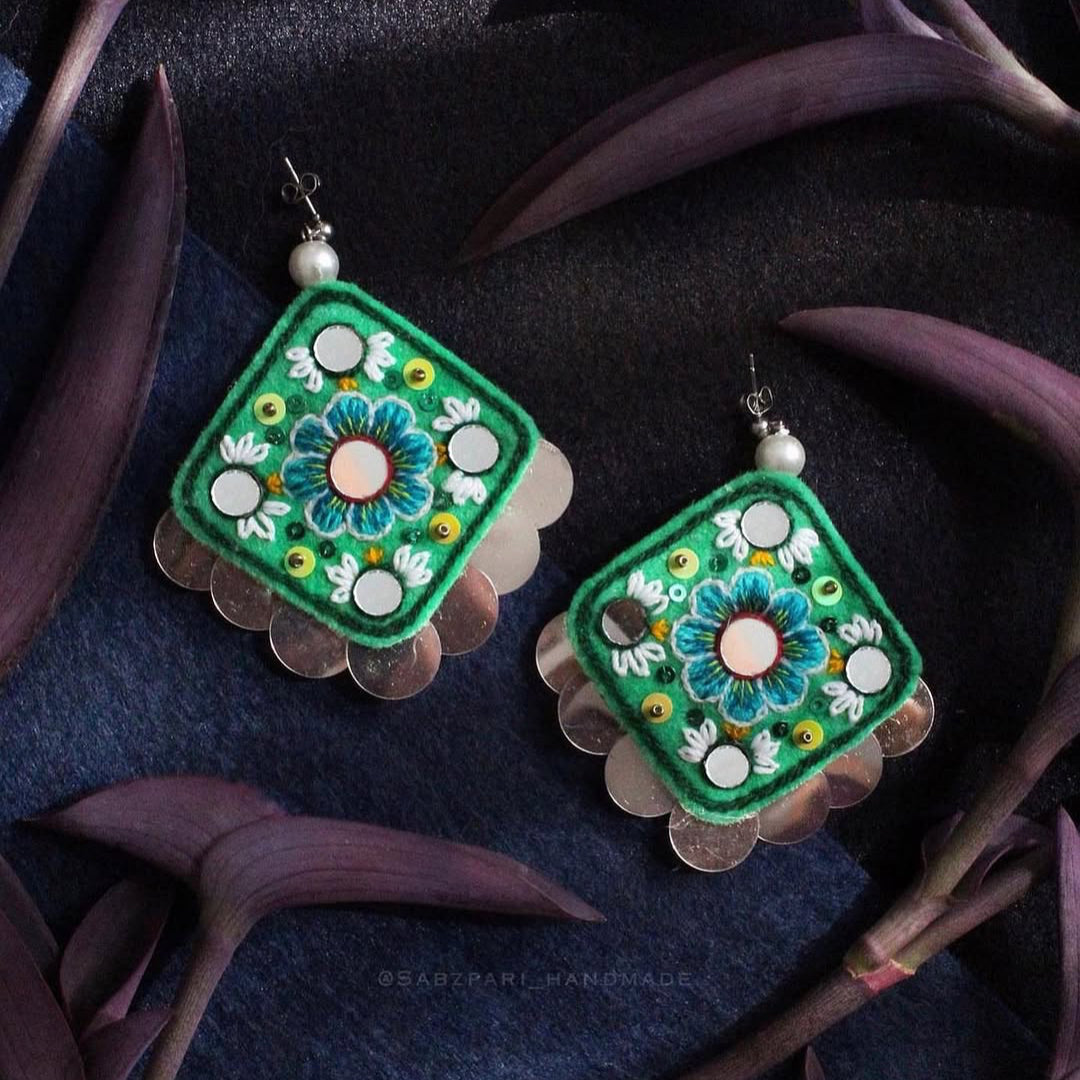 Ghoncheh handmade earrings