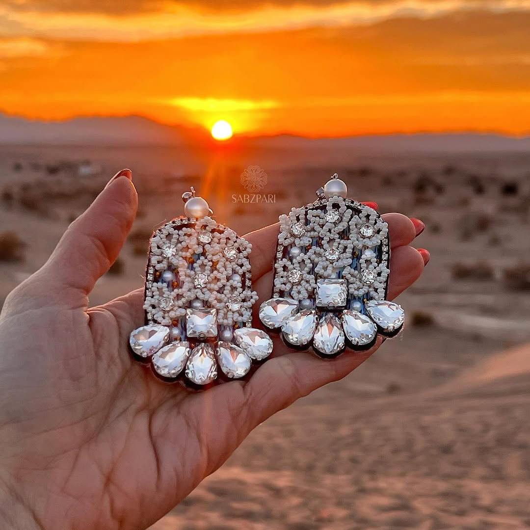 Rooyeshe Noor handmade earrings